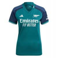 Camisa de Futebol Arsenal Declan Rice #41 Equipamento Alternativo Mulheres 2023-24 Manga Curta